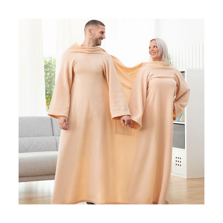 Couverture à Manche Double avec Poche Centrale Doublanket InnovaGoods