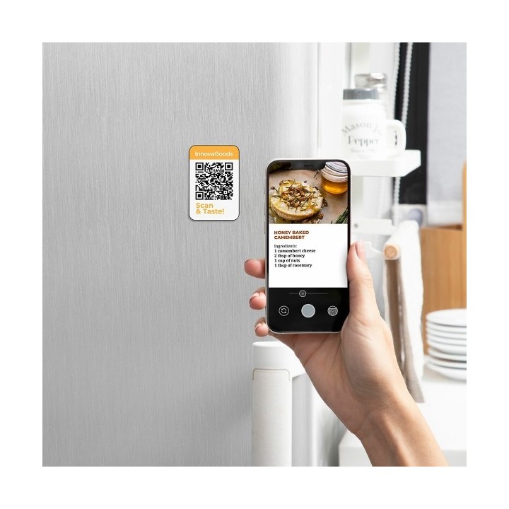 Friteuse à Air avec Gril, Accessoires et Livre de Recettes InnovaGoods Fryinn 12 in 1 6000 Noir Acier 3400 W 6 L