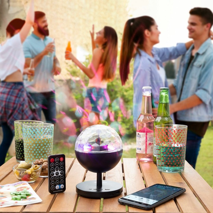 Projecteur LED Rechargeable avec Haut parleur Istarlyt InnovaGoods