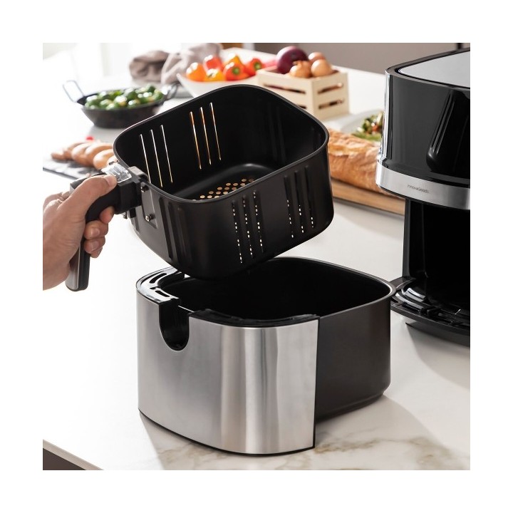 Friteuse à Air InnovaGoods Fryinn Pro 5500 Noir 1700 W 5,5 L Acier inoxydable