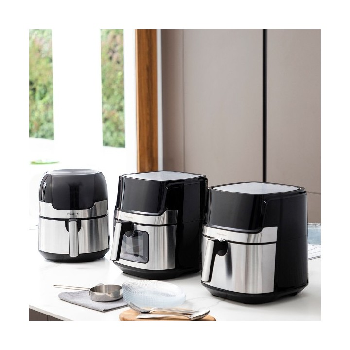 Friteuse à Air InnovaGoods Fryinn Pro 5500 Noir 1700 W 5,5 L Acier inoxydable