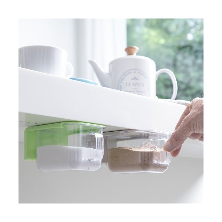 Récipients de Cuisine Adhésifs Amovibles Handstore InnovaGoods Pack de 2 unités