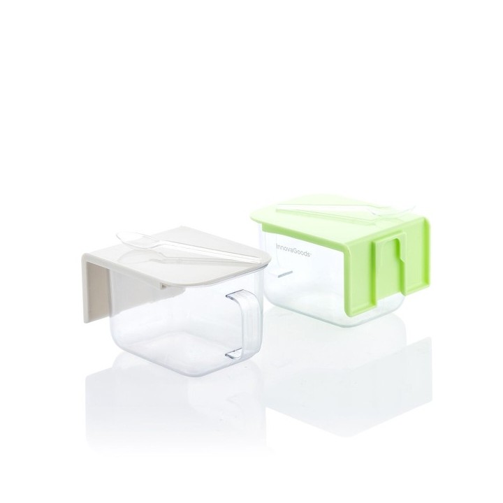 Récipients de Cuisine Adhésifs Amovibles Handstore InnovaGoods Pack de 2 unités