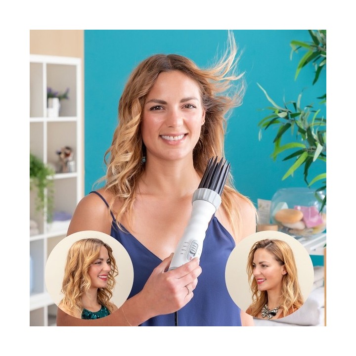 Sèche cheveux, Brosse Soufflante et Boucleur 3 en 1 Dryple InnovaGoods 550 W
