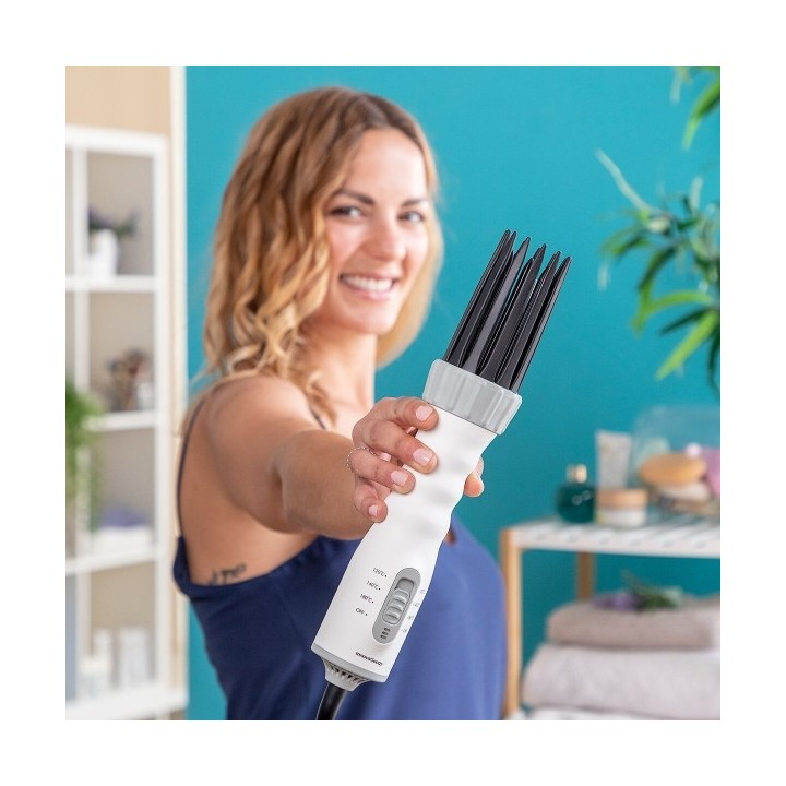 Sèche cheveux, Brosse Soufflante et Boucleur 3 en 1 Dryple InnovaGoods 550 W