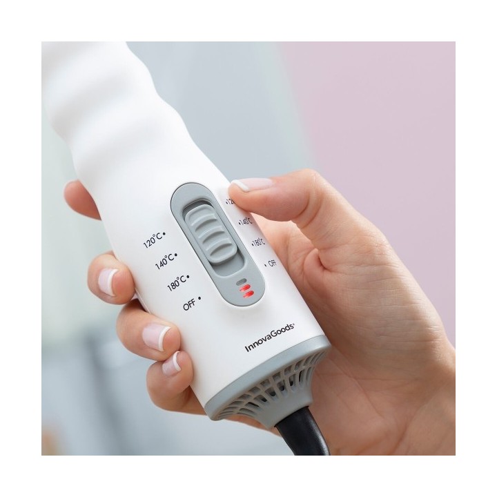Sèche cheveux, Brosse Soufflante et Boucleur 3 en 1 Dryple InnovaGoods 550 W