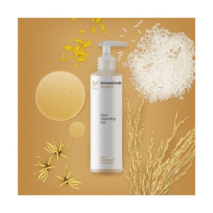 Gel nettoyant visage Rice Joypure InnovaGoods 200 ml
