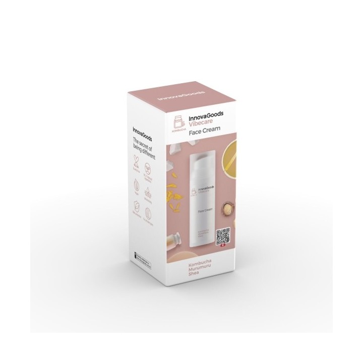 Crème Hydratante pour le Visage Kombucha Vibecare InnovaGoods 50 ml