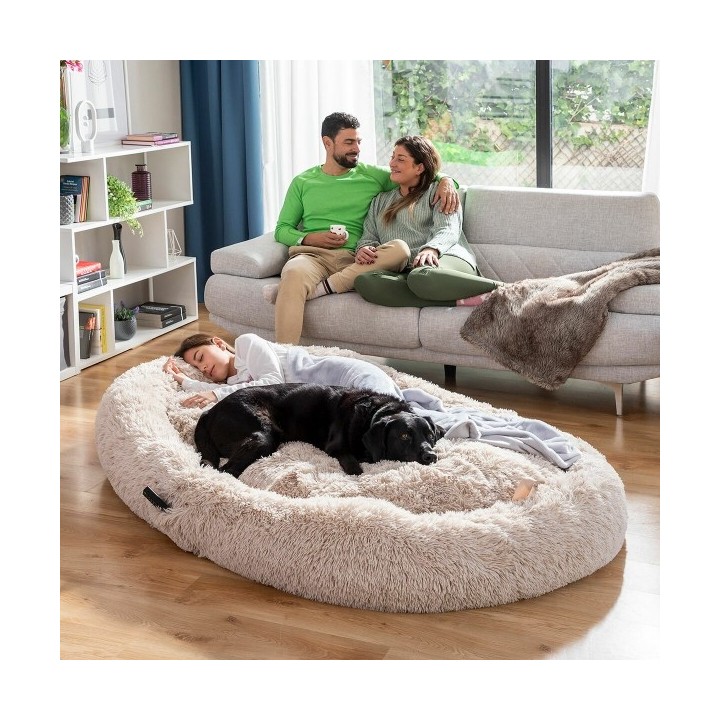 Lit de Chien pour Humains | Human Dog Bed XXL InnovaGoods Beige