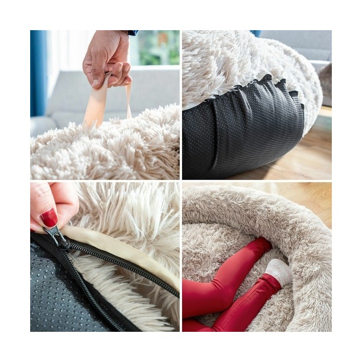 Lit de Chien pour Humains | Human Dog Bed XXL InnovaGoods Beige