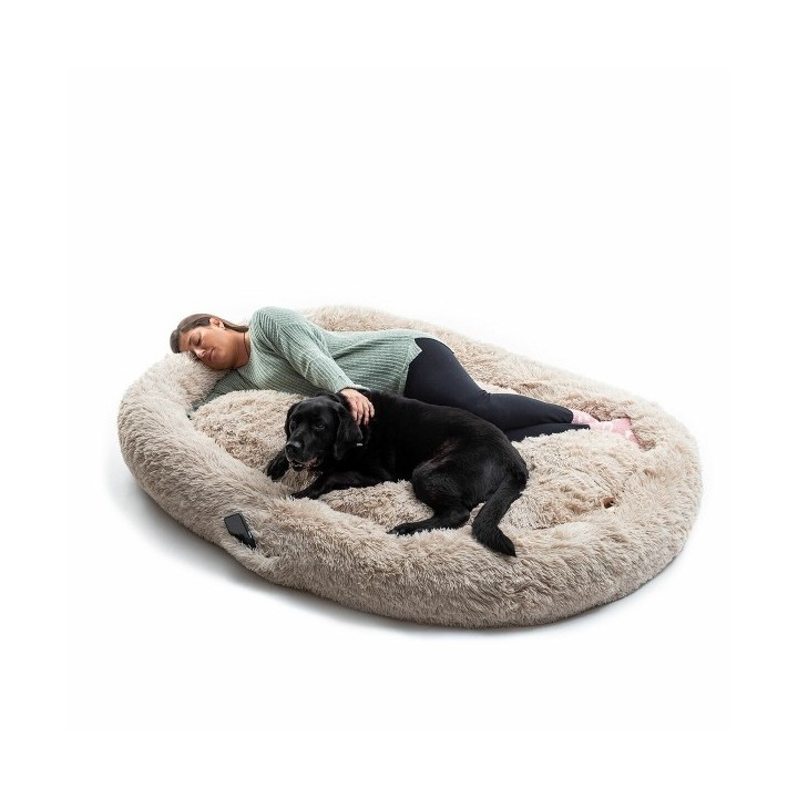 Lit de Chien pour Humains | Human Dog Bed XXL InnovaGoods Beige