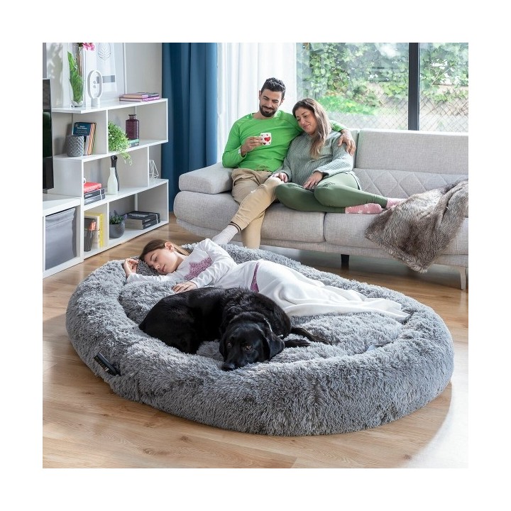 Lit de Chien pour Humains | Human Dog Bed XXL InnovaGoods Grey