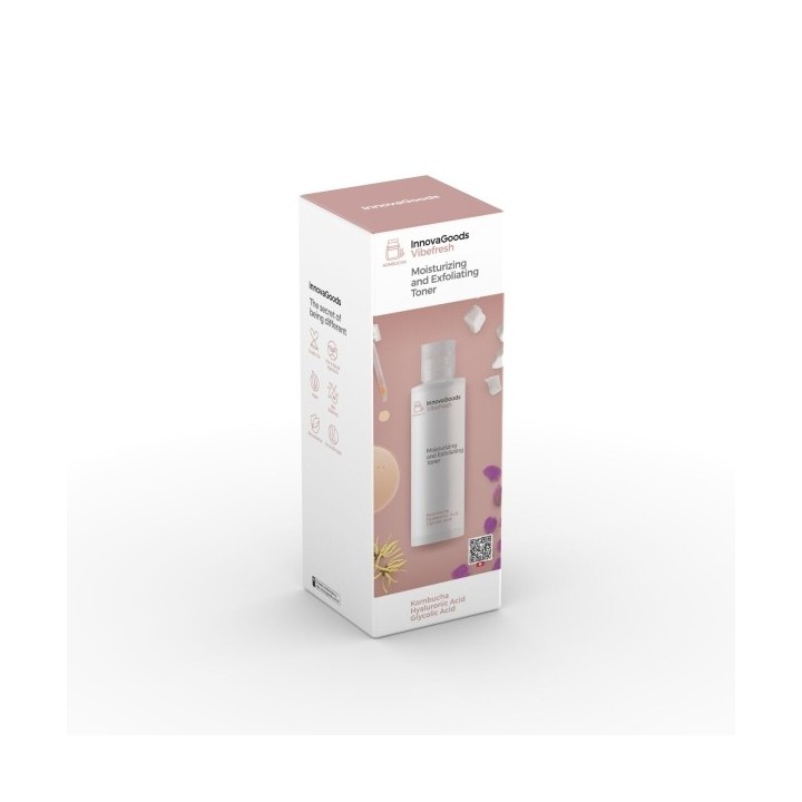 Tonique Hydratant et Exfoliant pour le Visage Kombucha Vibefresh InnovaGoods 150 ml