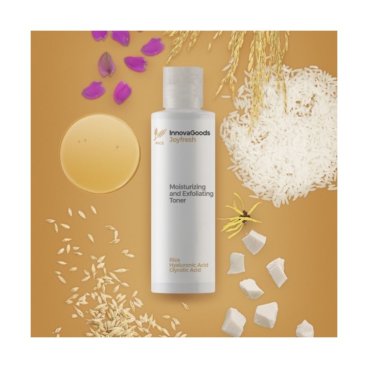 Tonique Hydratant et Exfoliant pour le Visage Rice Joyfresh InnovaGoods 150 ml