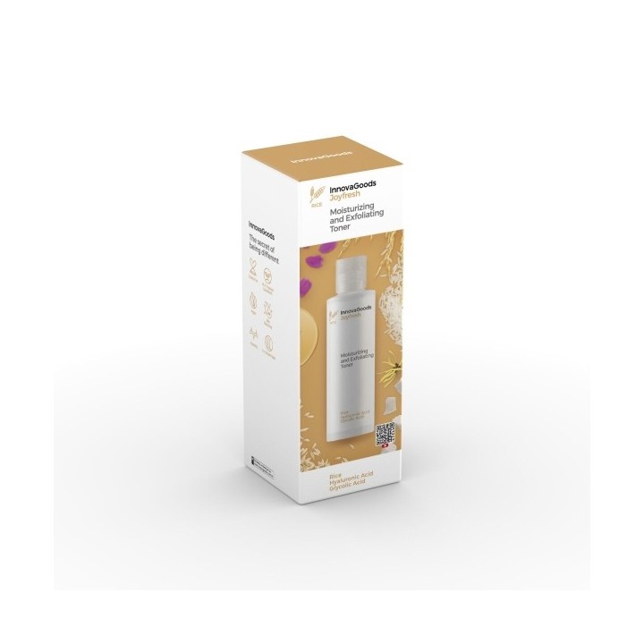 Tonique Hydratant et Exfoliant pour le Visage Rice Joyfresh InnovaGoods 150 ml