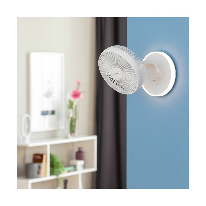 Ventilateur de Bureau Rechargeable avec LED FanLed InnovaGoods Ø6,6'' 4000 mAh