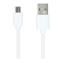 CABLE MICRO USB HIGH ONE 1M BLANC