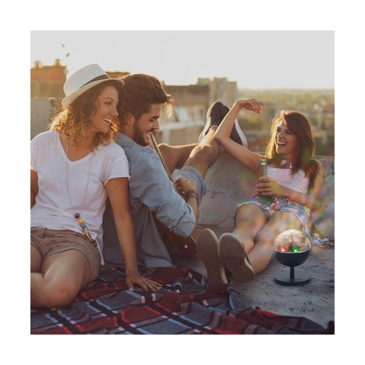 Projecteur LED Rechargeable avec Haut parleur Istarlyt InnovaGoods