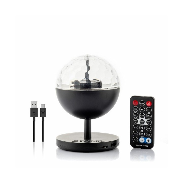 Projecteur LED Rechargeable avec Haut parleur Istarlyt InnovaGoods