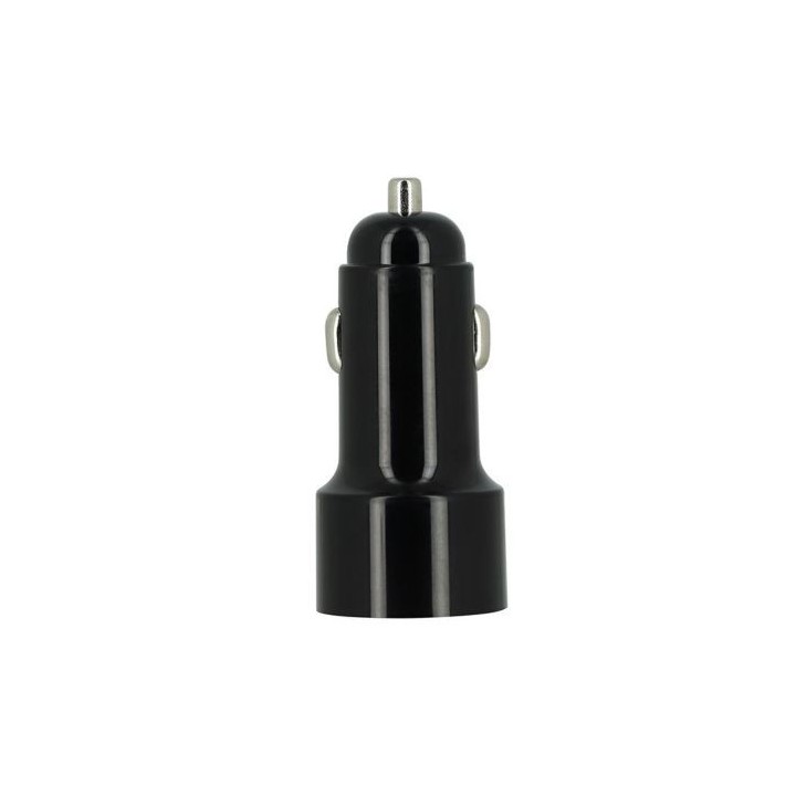 CHARGEUR ALLUME CIGARE HIGH ONE 12W 2 PORTS USB A NOIR