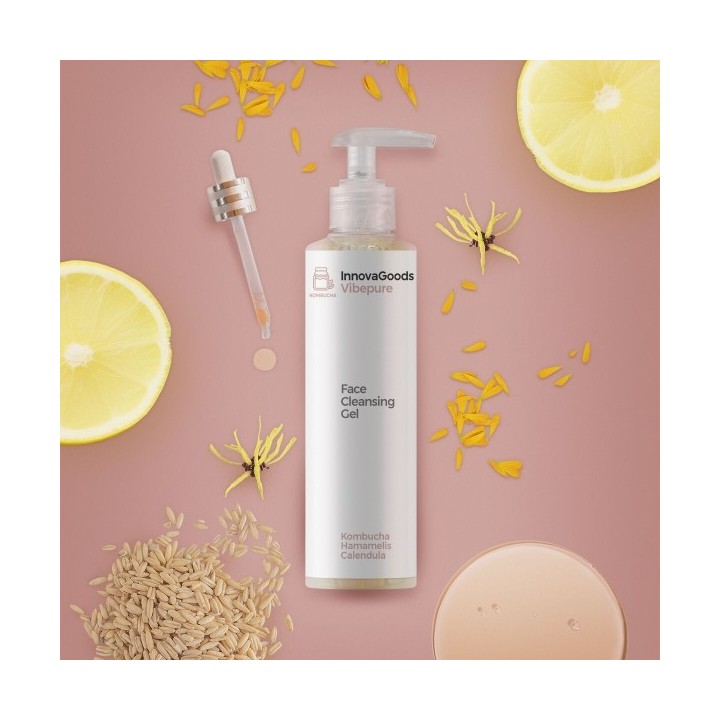 Gel nettoyant visage Kombucha Vibepure InnovaGoods 200 ml