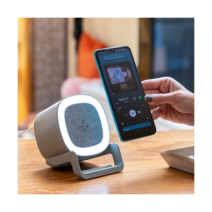 Haut Parleur Chargeur Sans fil avec LED Souwis InnovaGoods