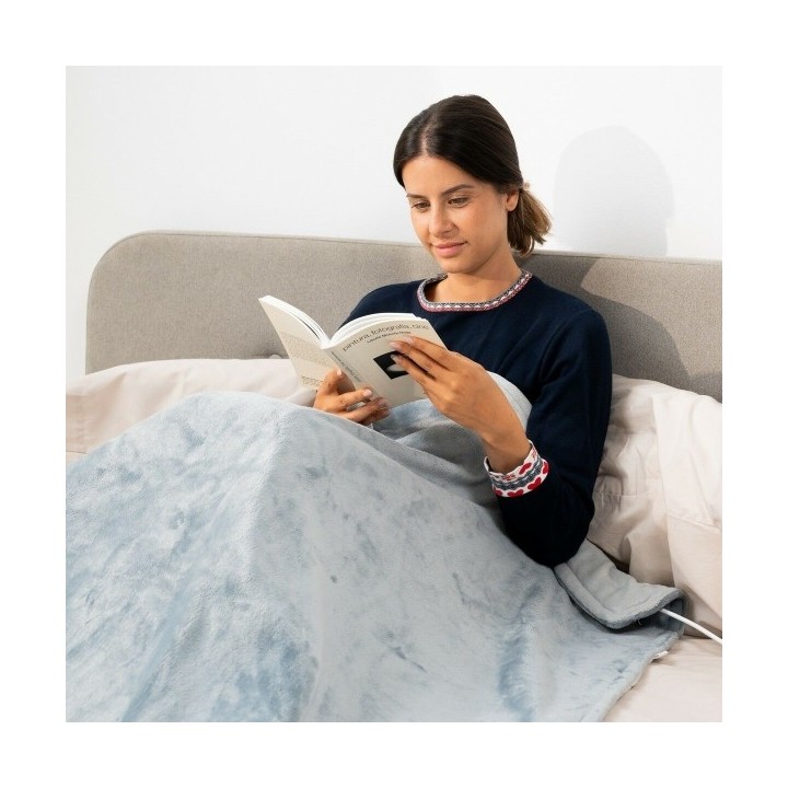 Couverture Chauffante Elakef InnovaGoods Gris 120 x 160 cm 160 W