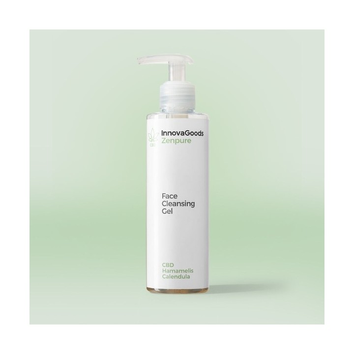 Gel nettoyant visage CBD Zenpure InnovaGoods 200 ml