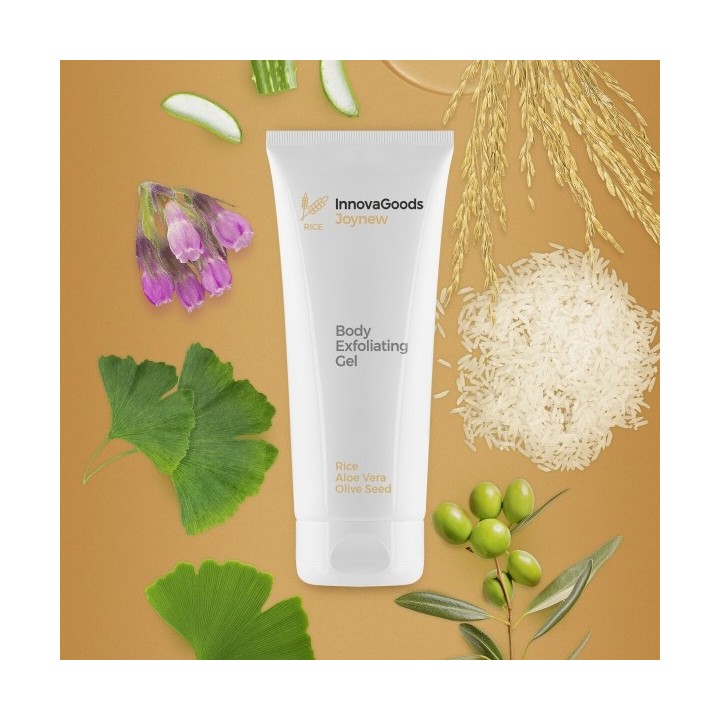 Gel exfoliant corporel Rice Joynew InnovaGoods 200 ml