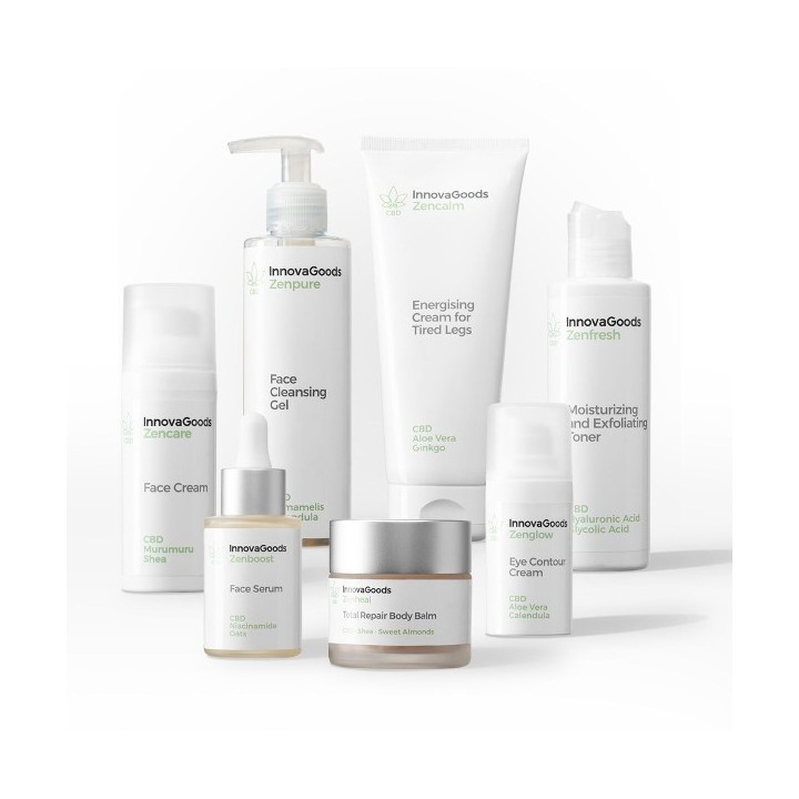 Pack Routine Visage et Corps CBD InnovaGoods