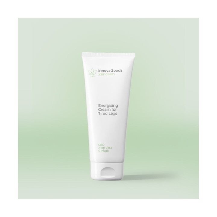 Crème Énergisante pour Jambes Fatiguées CBD Zencalm InnovaGoods 200 ml