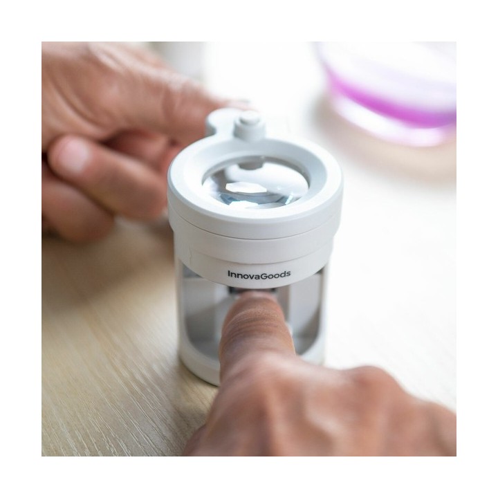 Coupe ongles avec Lumière LED, Loupe et Lime Clail InnovaGoods