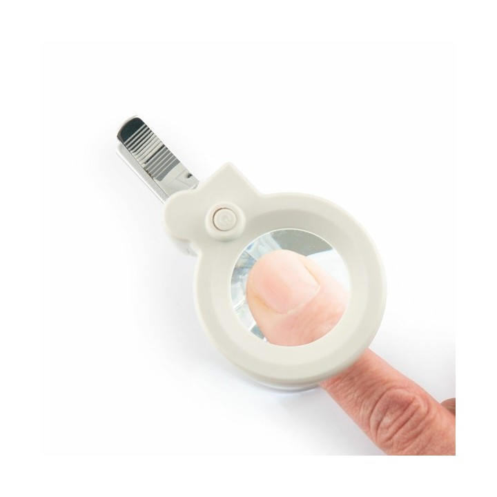 Coupe ongles avec Lumière LED, Loupe et Lime Clail InnovaGoods