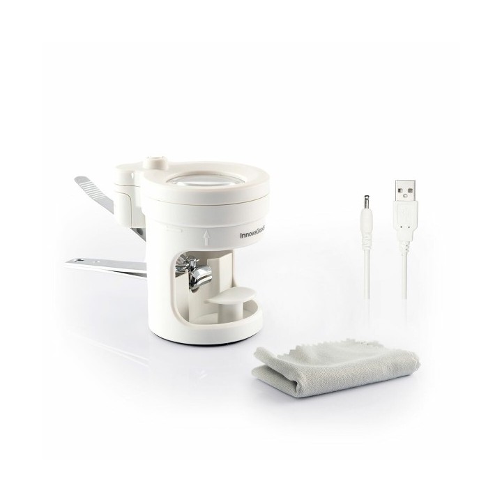 Coupe ongles avec Lumière LED, Loupe et Lime Clail InnovaGoods
