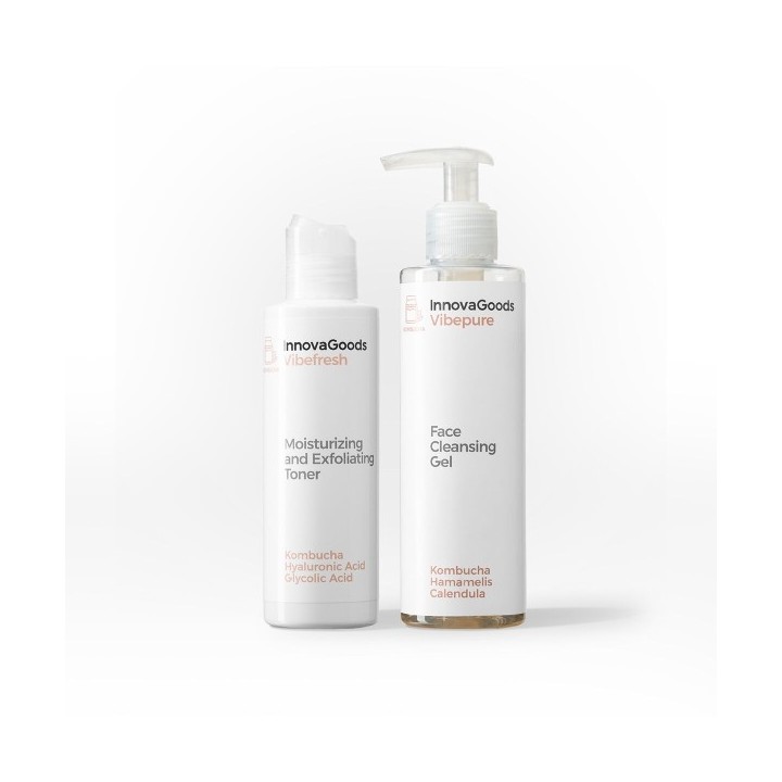 Pack Duo Nettoyage Visage Kombucha InnovaGoods