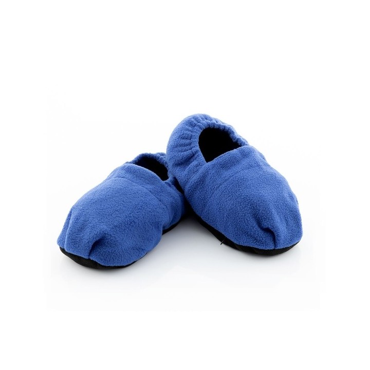 Chaussons Chauffants Micro ondes InnovaGoods Bleu