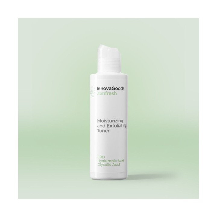 Tonique Hydratant et Exfoliant pour le Visage CBD Zenfresh InnovaGoods 150 ml