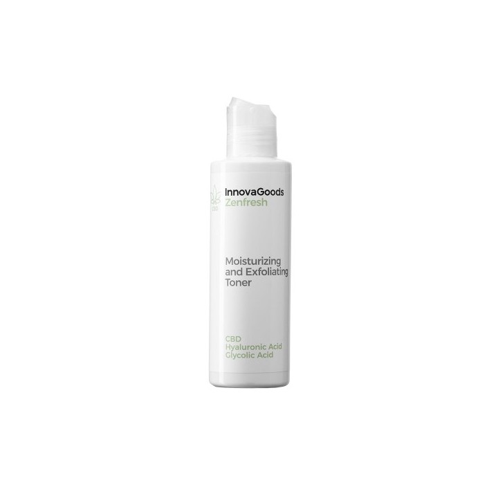 Tonique Hydratant et Exfoliant pour le Visage CBD Zenfresh InnovaGoods 150 ml