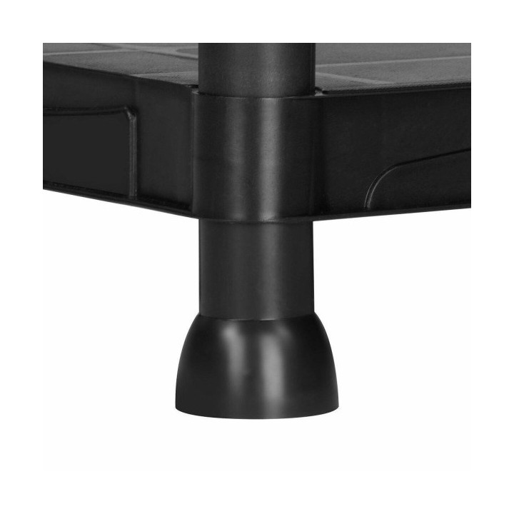 Marbueno Étagère 5 Étagères Plastique Noir 61x31x171 cm Jardin 10538