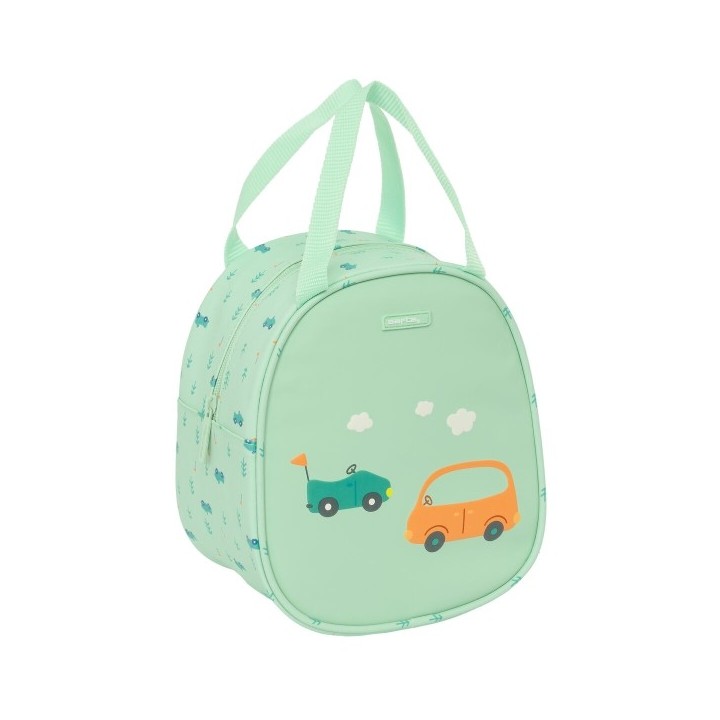 Sac glacière goûter Safta Voitures Vert 19 x 22 x 14 cm