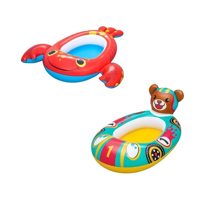 Bestway Bateau Gonflable Enfant Renard 94x66 cm +3 Ans Plage et Piscine 34168