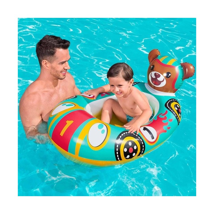 Bestway Bateau Gonflable Enfant Renard 94x66 cm +3 Ans Plage et Piscine 34168