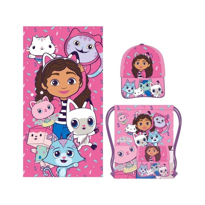 Serviette de toilette Gabby's Dollhouse Rose