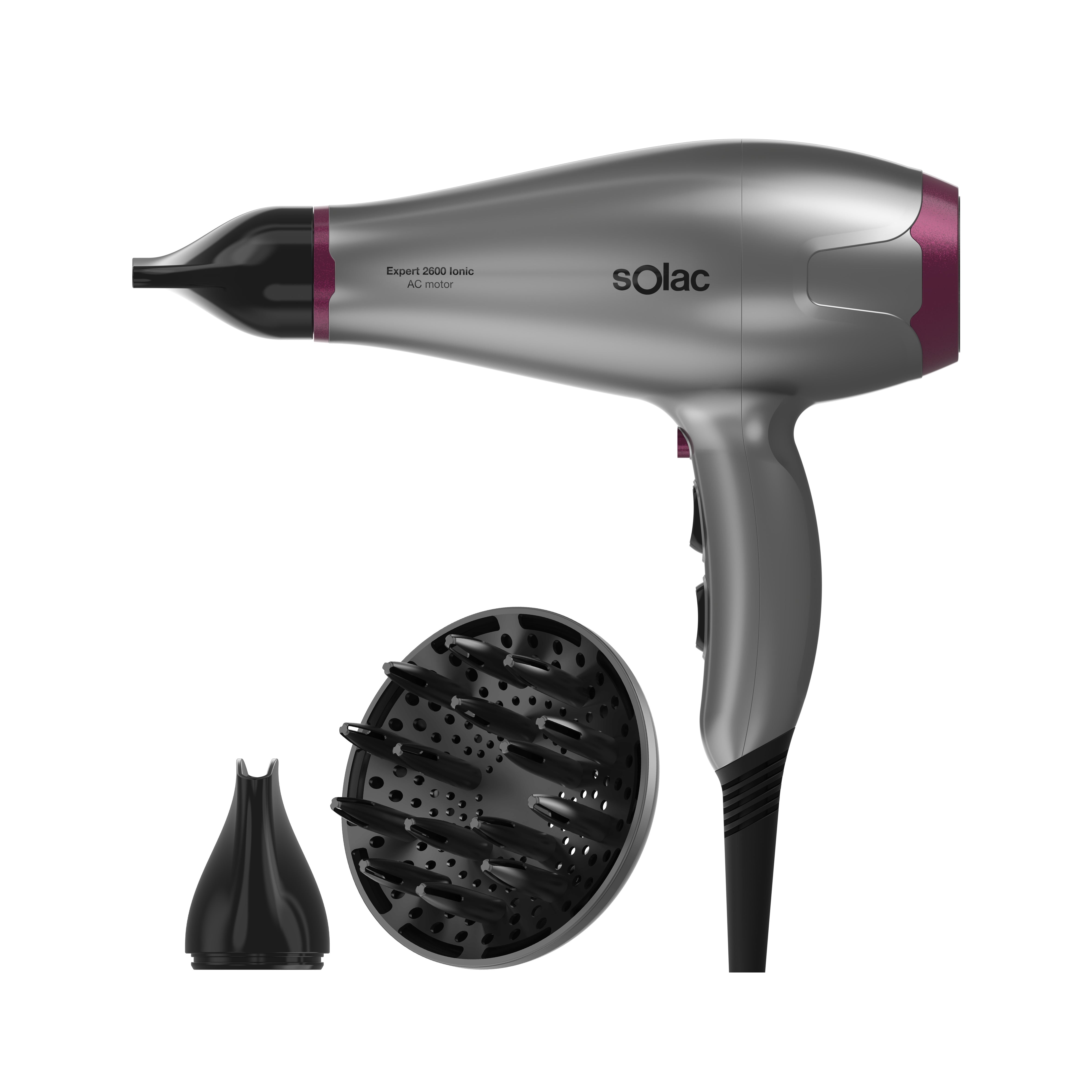 Solac Sèche-cheveux 2600 W - Expert 2600 Ionic - SP7171